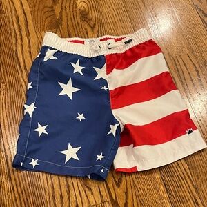 Crown and Ivey Kids Patriotic Star and Stripe Shorts